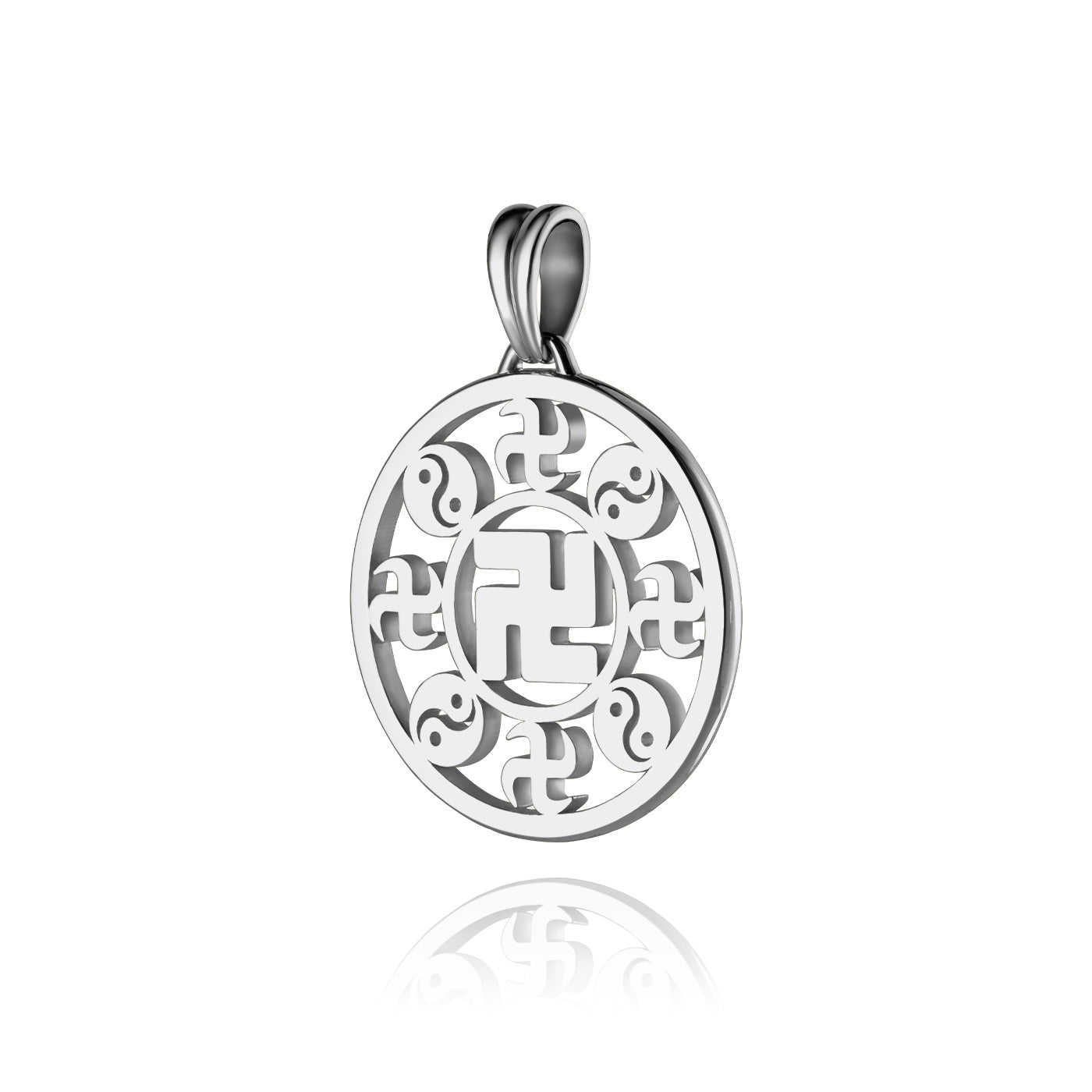 Falun Pendant 18kt White Gold 22mm