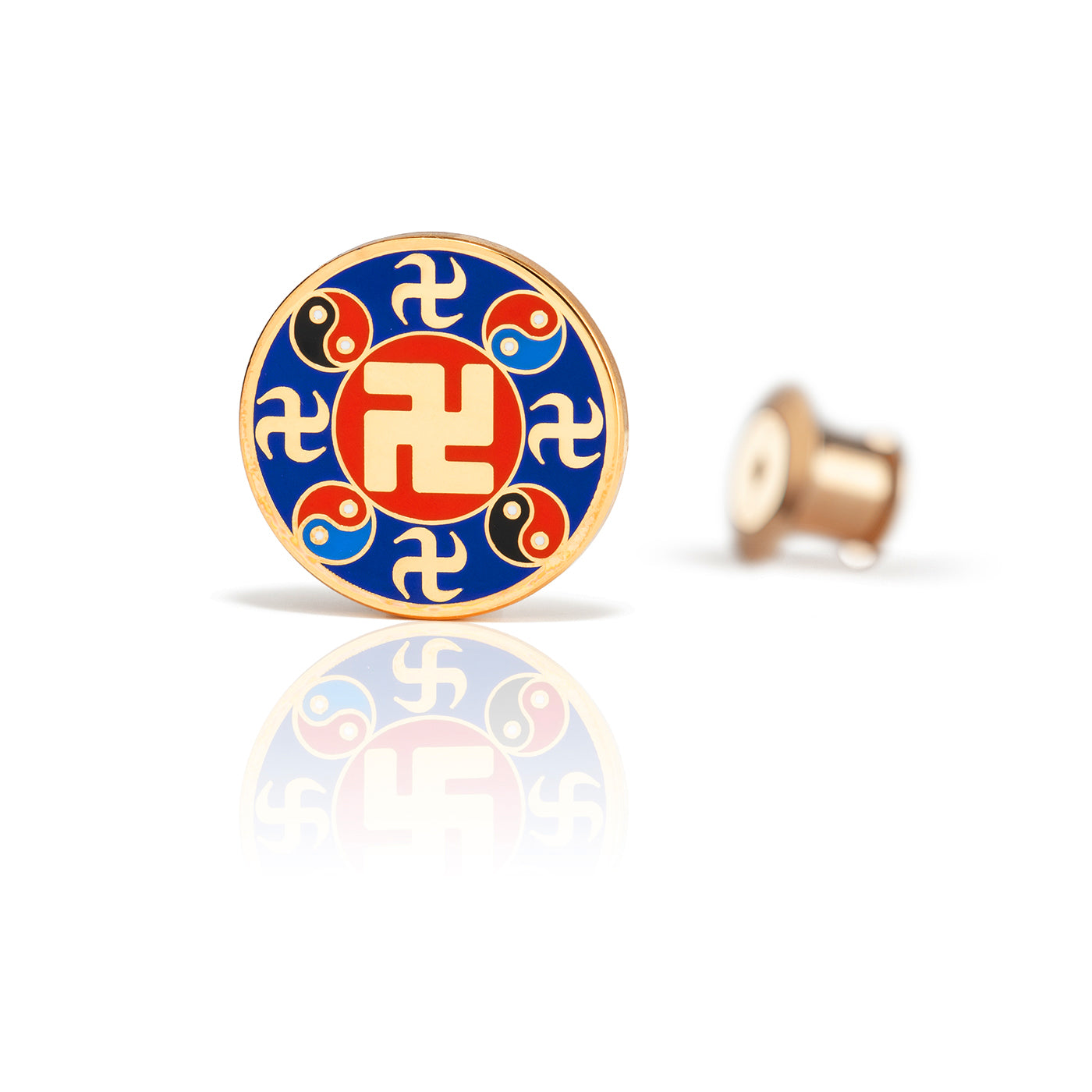 Falun Pin - Indigo Blue