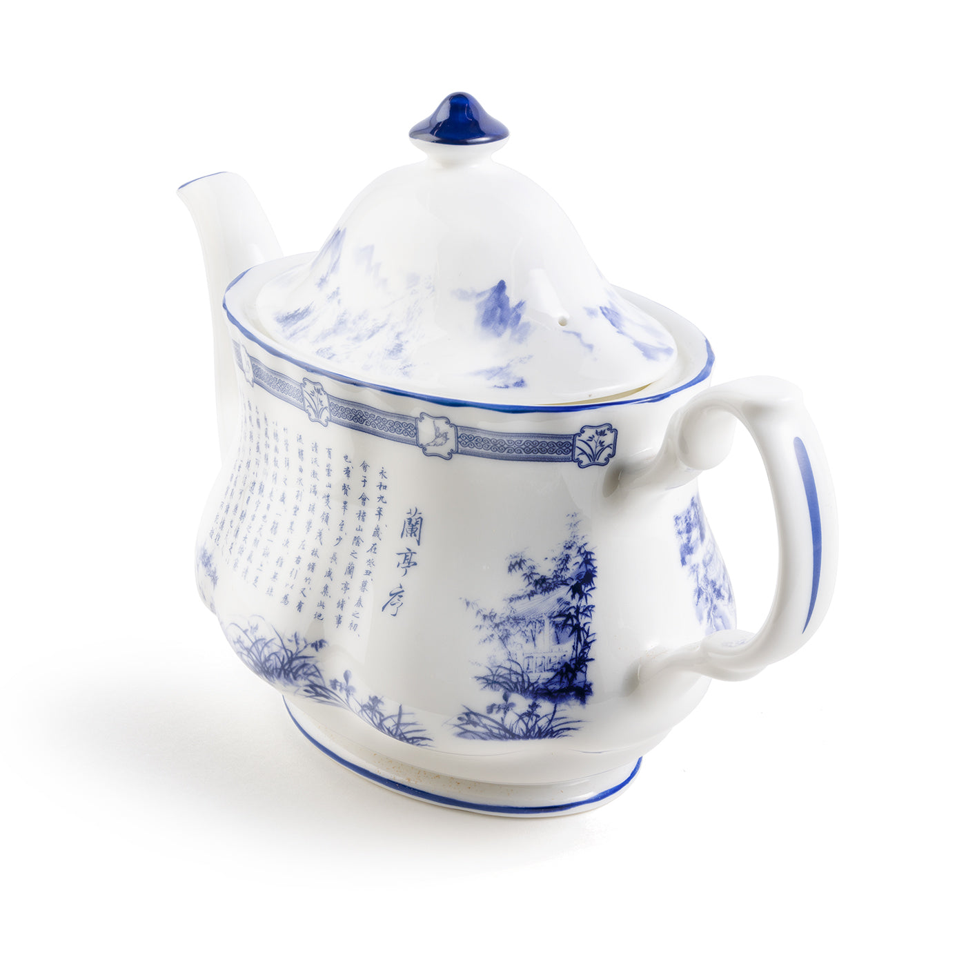 Poets of the Orchid Pavilion Oval Teapot 600ml