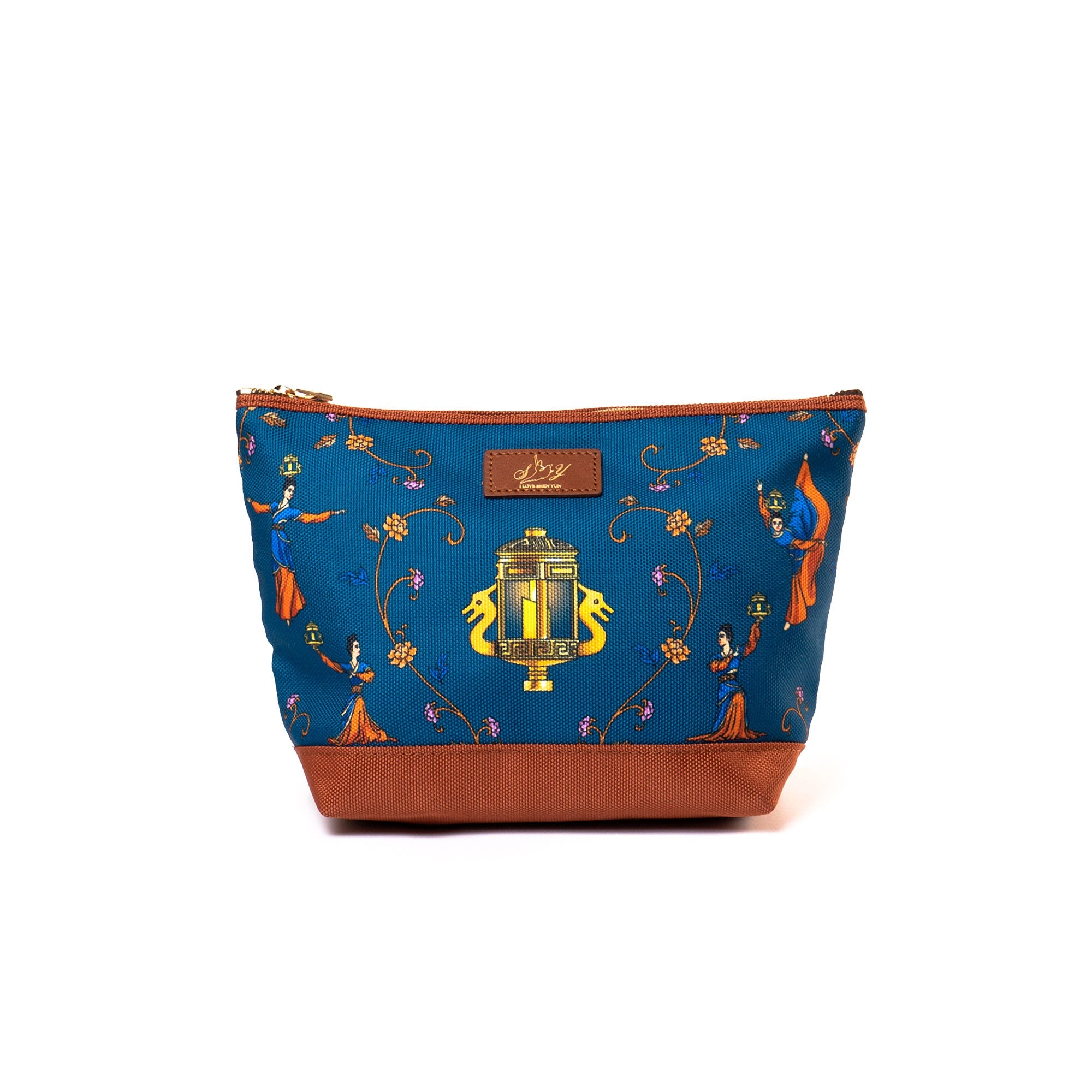 Lantern Grace Pouch - Blue – Shen Yun Collections Canada