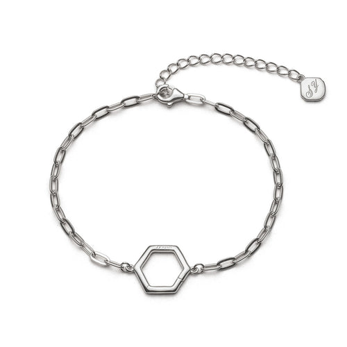 Paperclip Chain Bracelet - Silver
