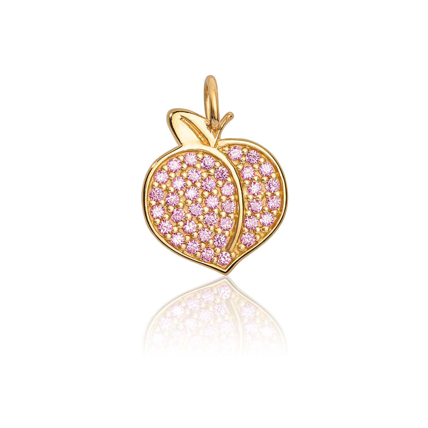 Peach of Immortality Charm - Gold
