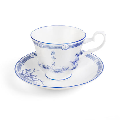 Poets of the Orchid Pavilion Teacup & Saucer Set - Shen Yun Collections