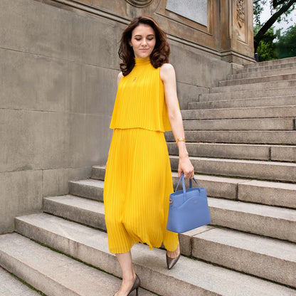 Tang Dynasty Grace Crossbody - Cornflower Blue