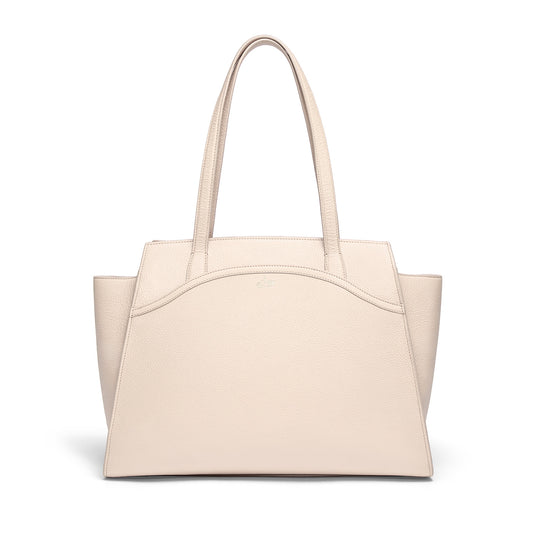 Tang Dynasty Grace Tote - Parchment Beige
