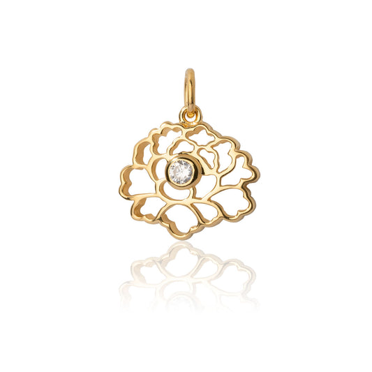 Tang Flower Charm - Gold