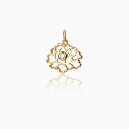 Tang Flower Charm - Gold