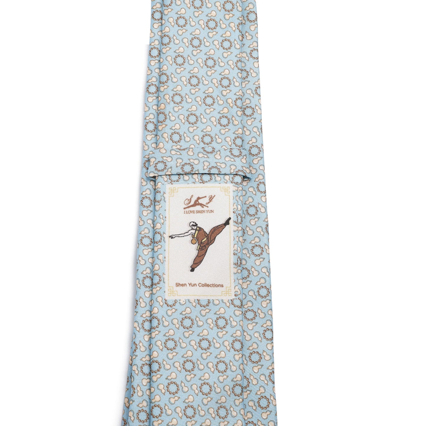 The Heroic Lu Zhishen Tie Light Blue
