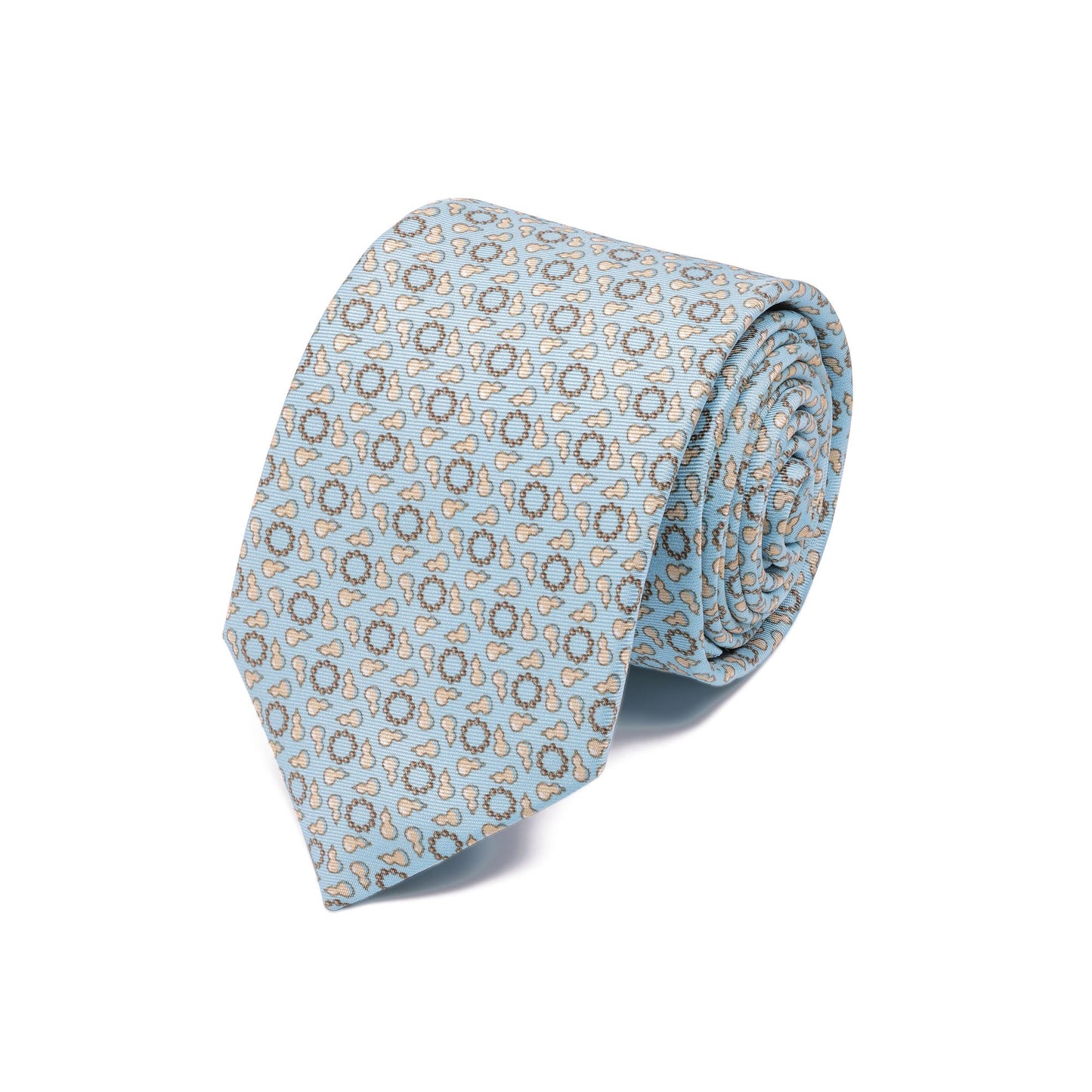 The Heroic Lu Zhishen Tie Light Blue