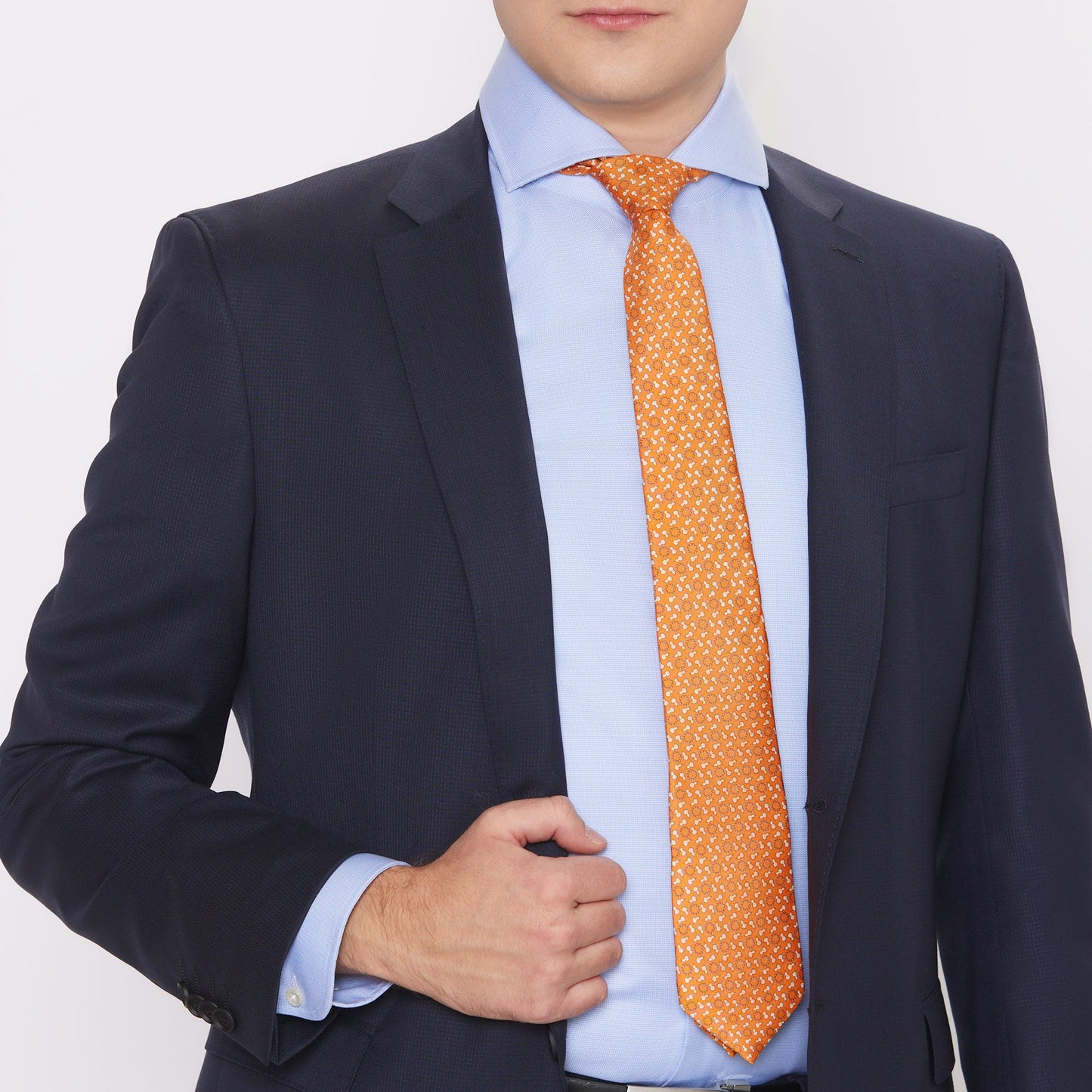 The Heroic Lu Zhishen Tie Orange