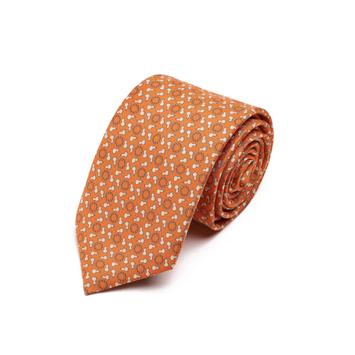 The Heroic Lu Zhishen Tie Orange