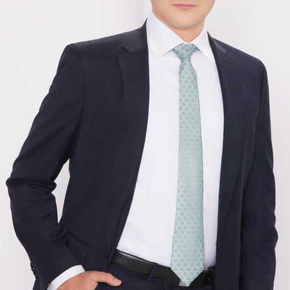 The Heroic Lu Zhishen Tie Light Blue