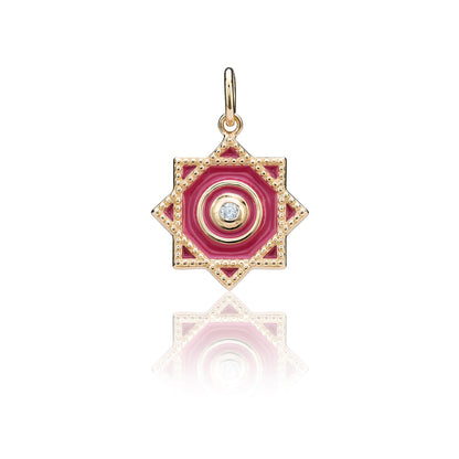 Twirling Handkerchief Charm - Gold