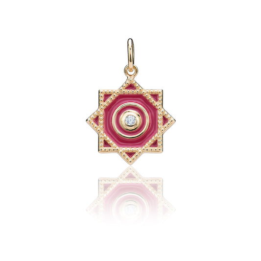Twirling Handkerchief Charm - Gold